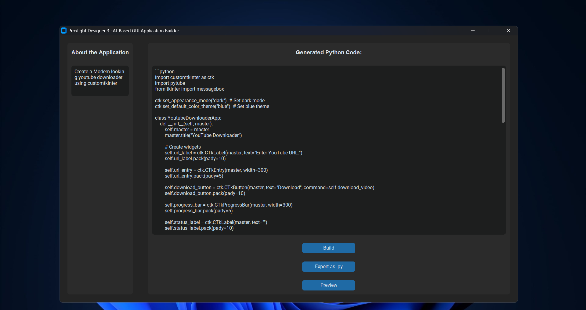 Main Interface