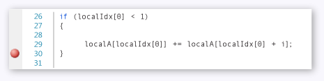 GPU breakpoints GPU breakpoints