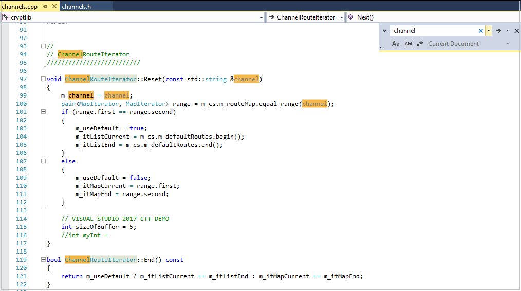 Find C++ Find