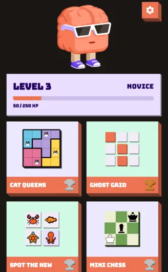 Braincup mini-games