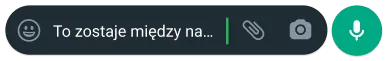 dymek z tekstem o treści od nas zależy pokazywanie funkcji kontroli i prywatności